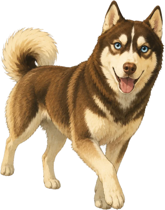 Sykes the siberian husky